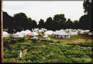 [The tent-village]